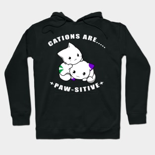 Cations are Pawsitive Hoodie